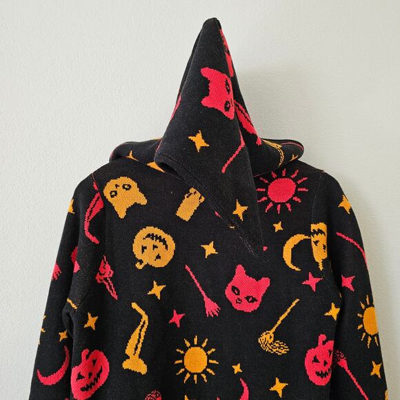 DISNEY Her Universe Hocus Pocus Dani Hooded Flyaway Halloween Cardigan Sz S/M - Picture 9 of 16